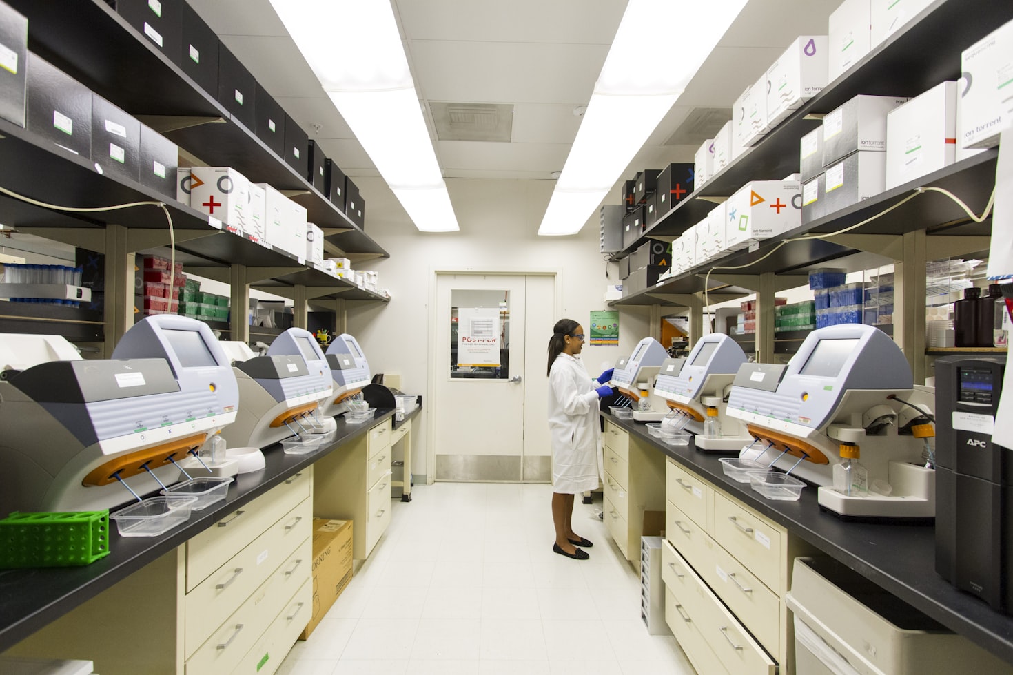 Medical laboratory background